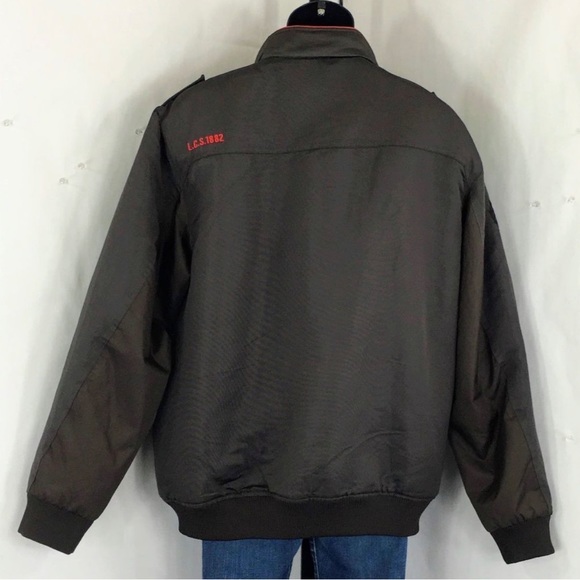 Le Cog Sportif Mens Jacket 1882 Puffy Bomber Full Zip Cold Weather Size L - Picture 5 of 6